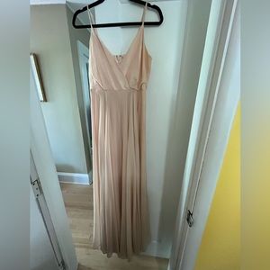 Blush formal long dress